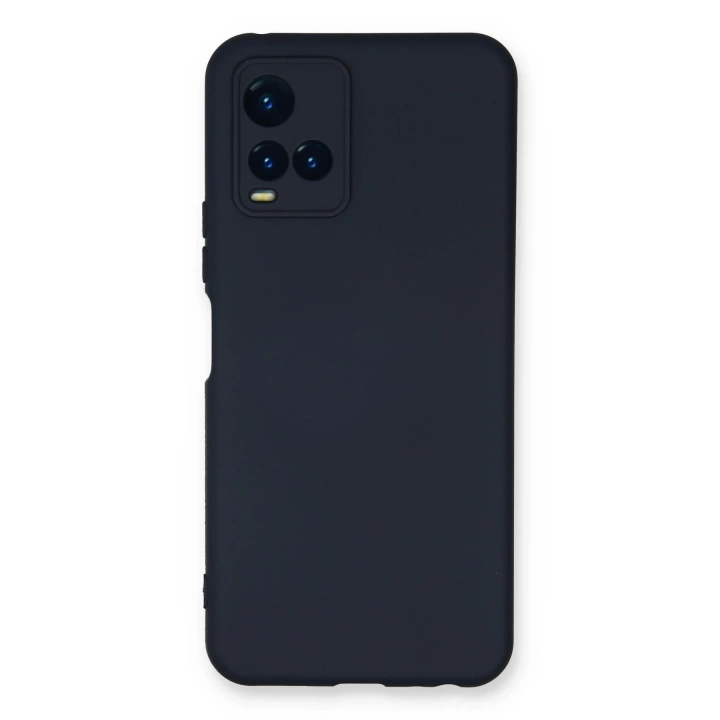 BFS  Vivo Y21S Kılıf Nano içi Kadife Silikon - Lacivert