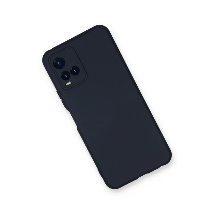 BFS  Vivo Y21S Kılıf Nano içi Kadife Silikon - Lacivert