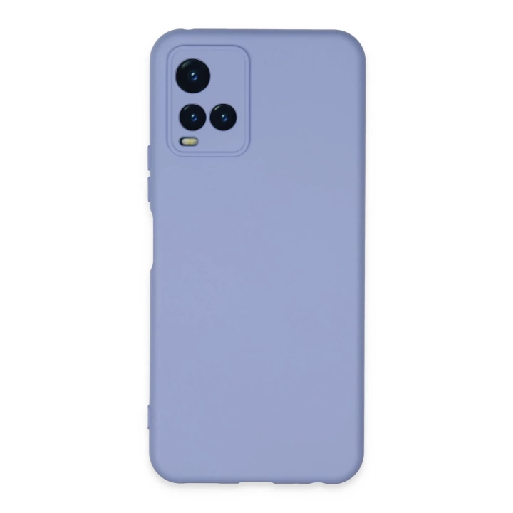 BFS  Vivo Y21S Kılıf Nano içi Kadife Silikon - Lila
