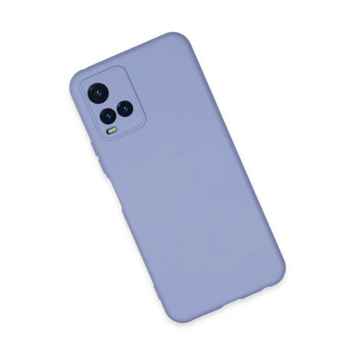BFS  Vivo Y21S Kılıf Nano içi Kadife Silikon - Lila
