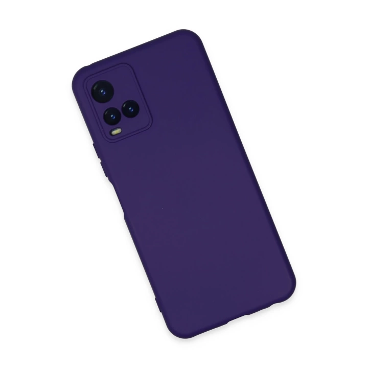 BFS  Vivo Y21S Kılıf Nano içi Kadife Silikon - Mor