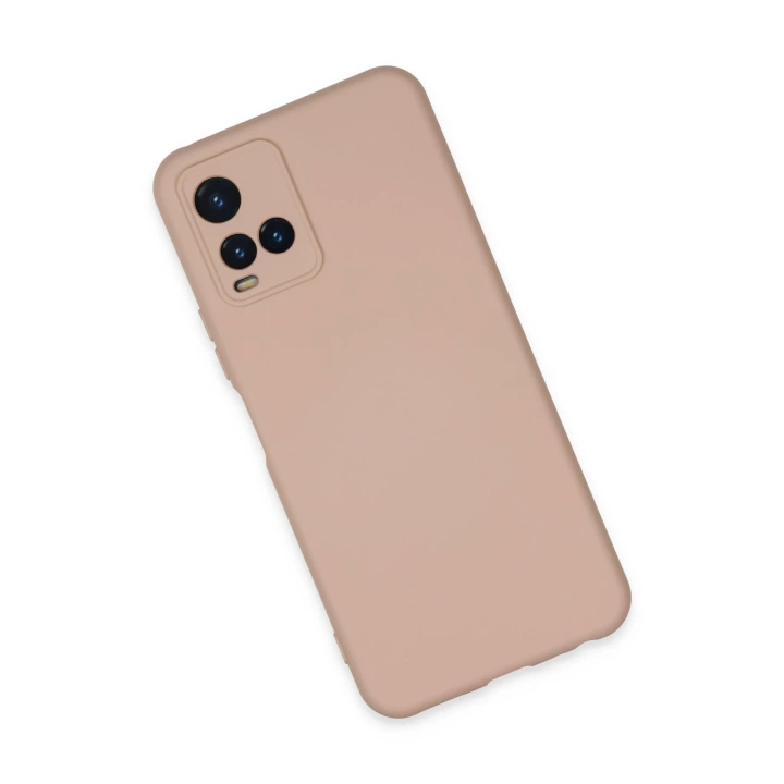 BFS  Vivo Y21S Kılıf Nano içi Kadife Silikon - Pudra
