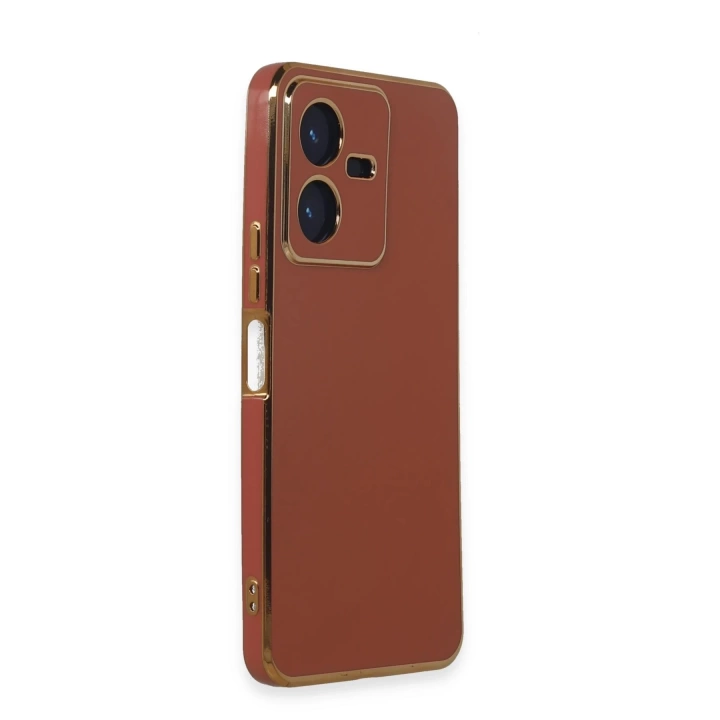 BFS  Vivo Y22 2022 Kılıf Volet Silikon - Kırmızı