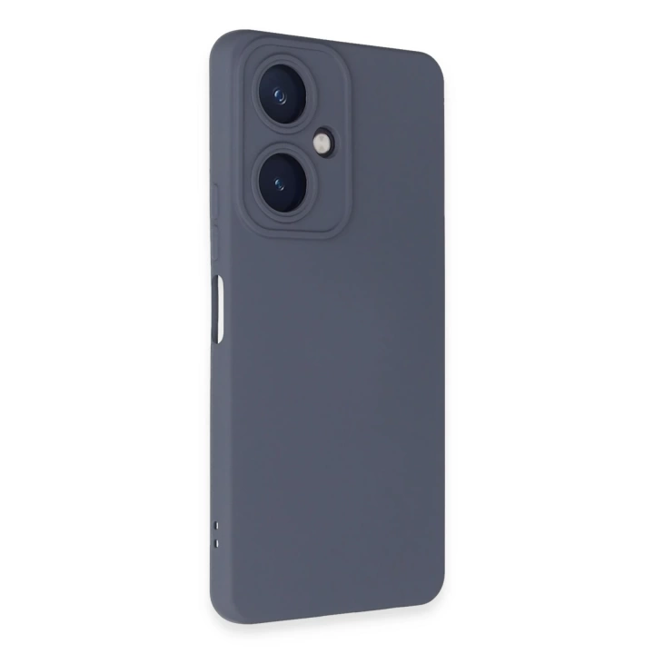 BFS  Vivo Y27 Kılıf Nano içi Kadife Silikon - Gri