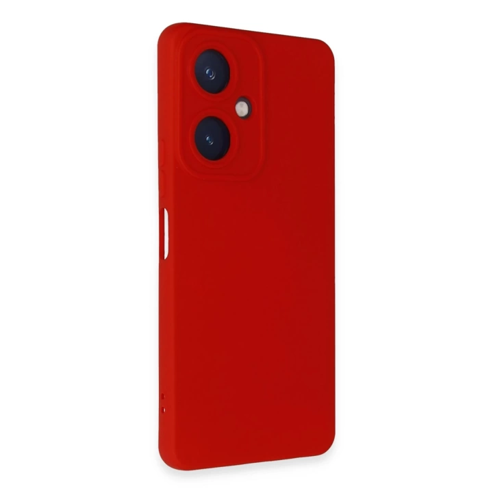 BFS  Vivo Y27 Kılıf Nano içi Kadife Silikon - Kırmızı