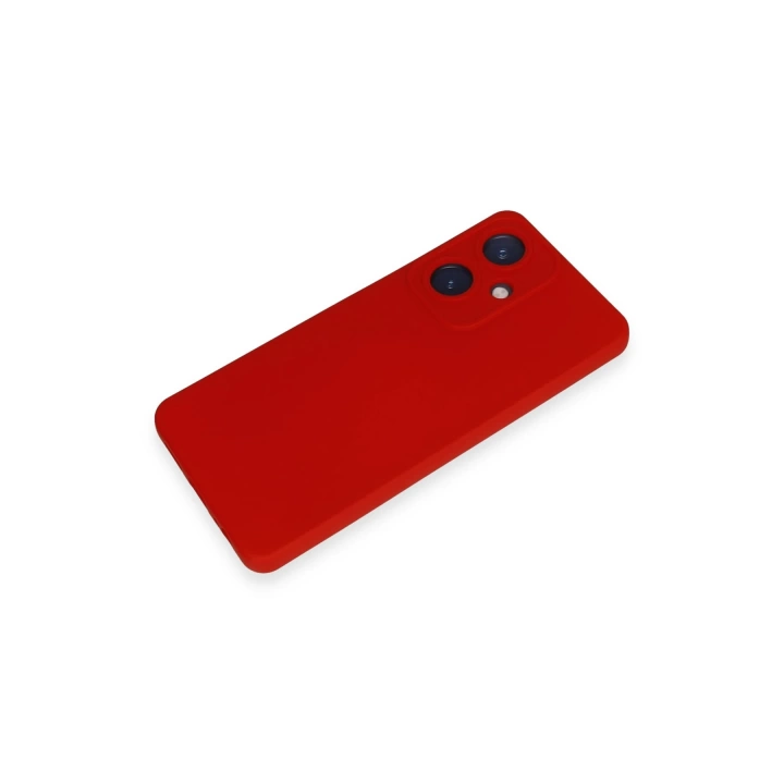 BFS  Vivo Y27 Kılıf Nano içi Kadife Silikon - Kırmızı