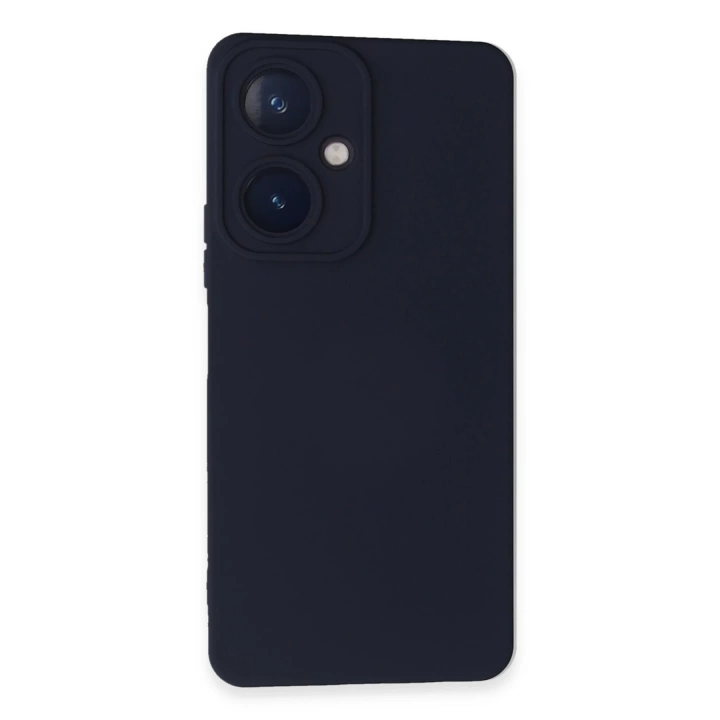 BFS  Vivo Y27 Kılıf Nano içi Kadife Silikon - Lacivert