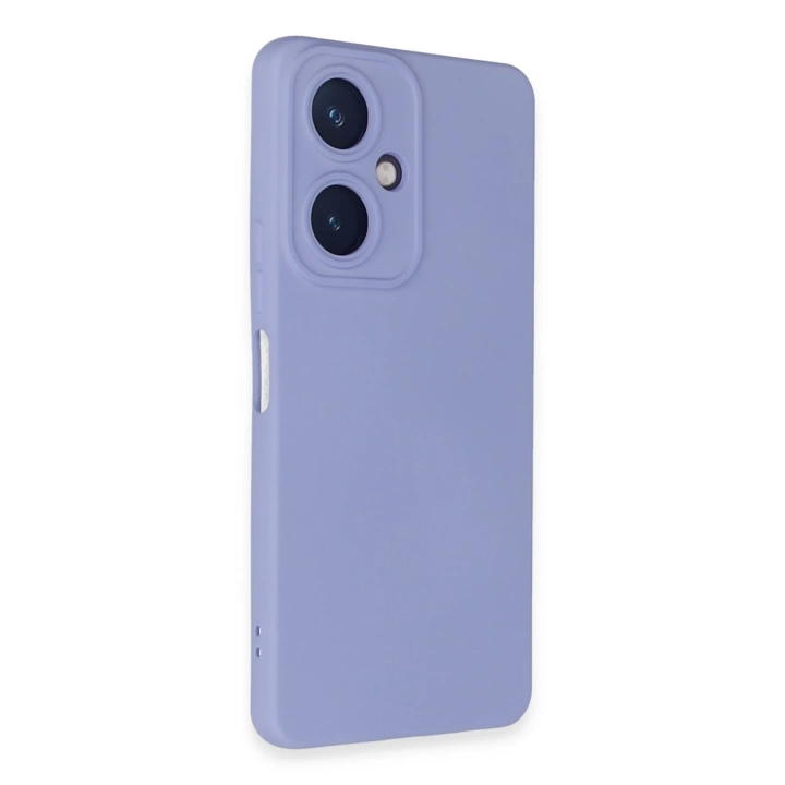 BFS  Vivo Y27 Kılıf Nano içi Kadife Silikon - Lila