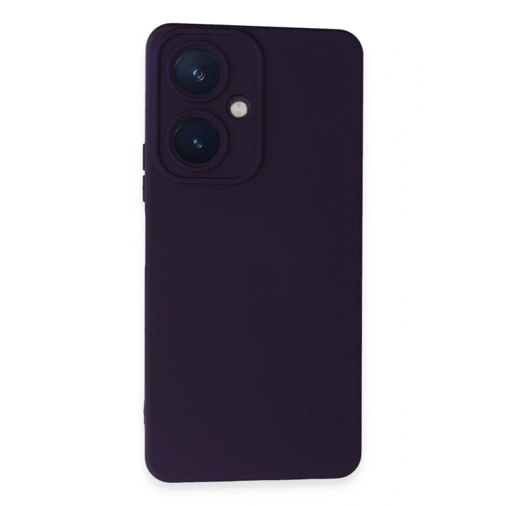 BFS  Vivo Y27 Kılıf Nano içi Kadife Silikon - Mor