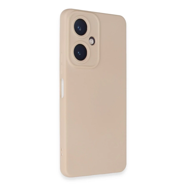 BFS  Vivo Y27 Kılıf Nano içi Kadife Silikon - Pudra