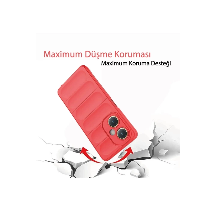 BFS  Vivo Y27 Kılıf Optimum Silikon - Bordo