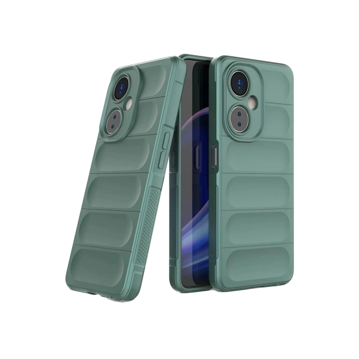 BFS  Vivo Y27 Kılıf Optimum Silikon - Koyu Yeşil