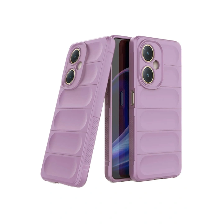 BFS  Vivo Y27 Kılıf Optimum Silikon - Mor