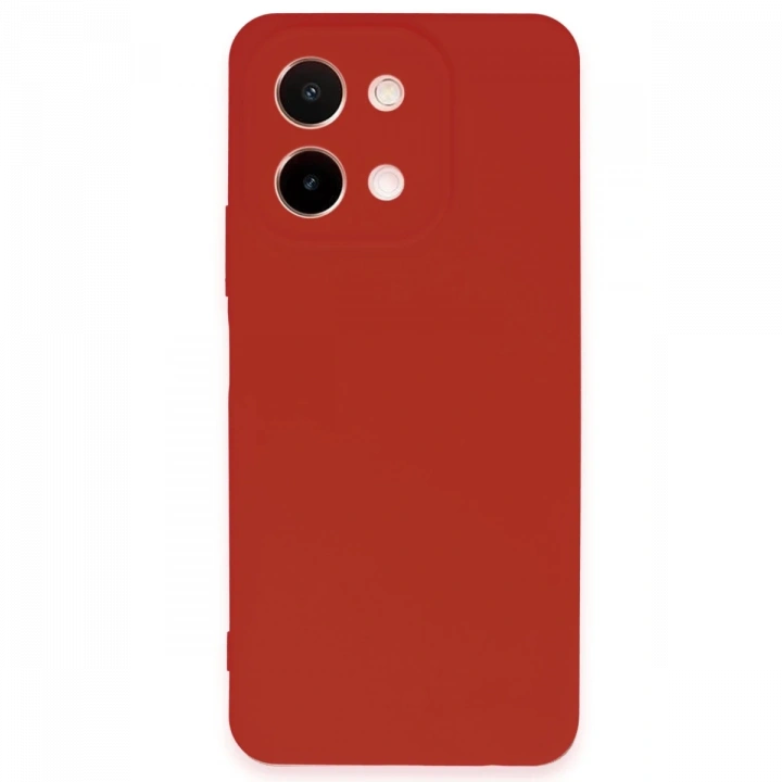 BFS  Vivo Y28 Kılıf First Silikon - Kırmızı