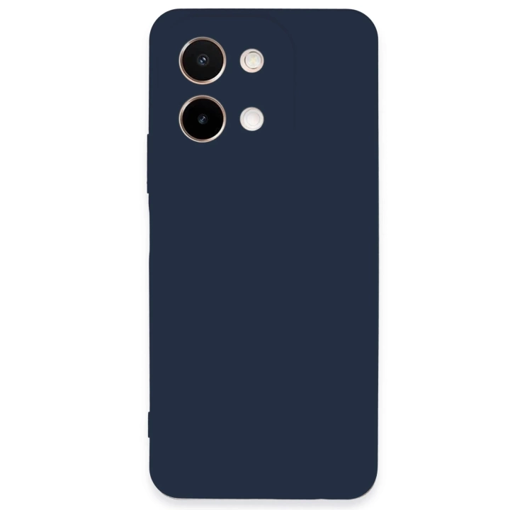BFS  Vivo Y28 Kılıf First Silikon - Lacivert
