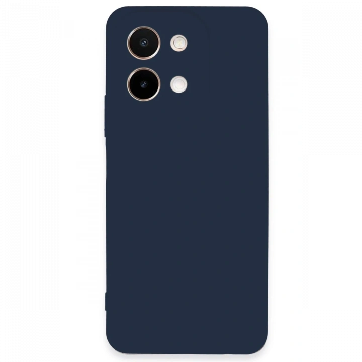 BFS  Vivo Y28 Kılıf First Silikon - Lacivert