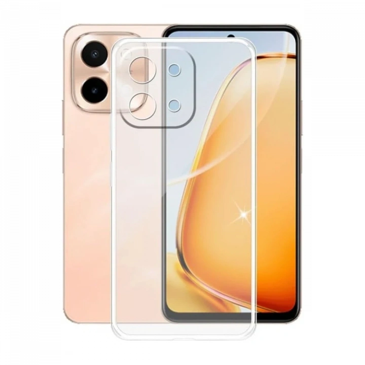 BFS  Vivo Y28 Kılıf Lüx Şeffaf Silikon