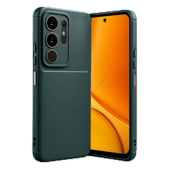 BFS Vivo Y29 4G Auto Focus Karbon Kapak - Koyu Yeşil