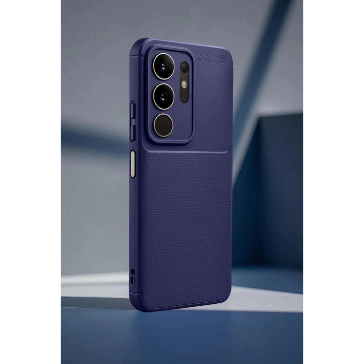 BFS Vivo Y29 4G Auto Focus Karbon Kapak - Lacivert