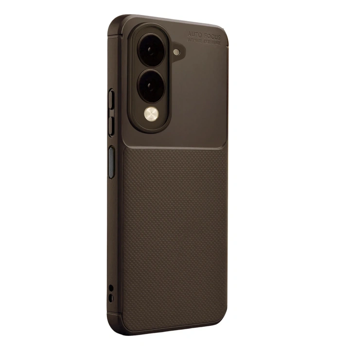 BFS  Vivo Y29S Auto Focus Karbon Kapak - Kahverengi