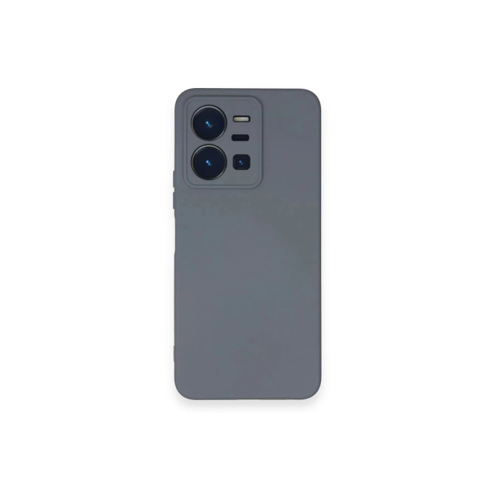 BFS  Vivo Y35 Kılıf Nano içi Kadife Silikon - Gri