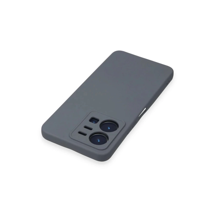 BFS  Vivo Y35 Kılıf Nano içi Kadife Silikon - Gri
