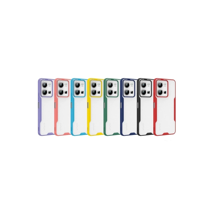 BFS  Vivo Y35 Kılıf Platin Silikon - Pembe