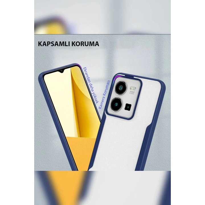 BFS  Vivo Y35 Kılıf Platin Silikon - Yeşil