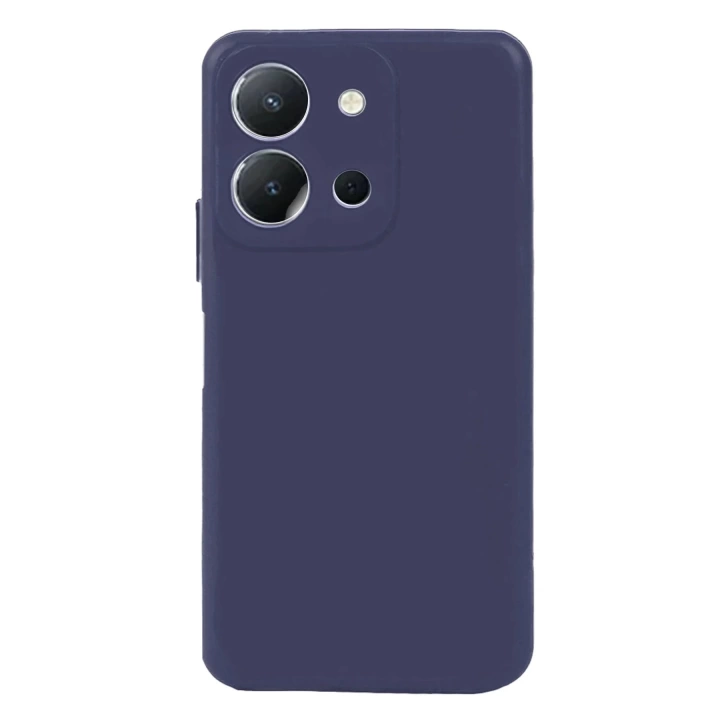 BFS  Vivo Y36 Kılıf Nano içi Kadife Silikon - Lacivert