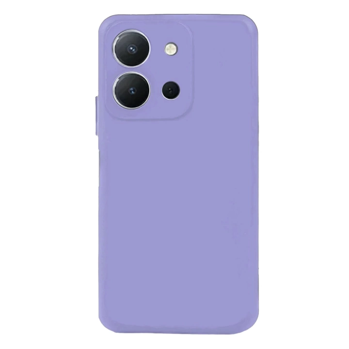 BFS  Vivo Y36 Kılıf Nano içi Kadife Silikon - Lila