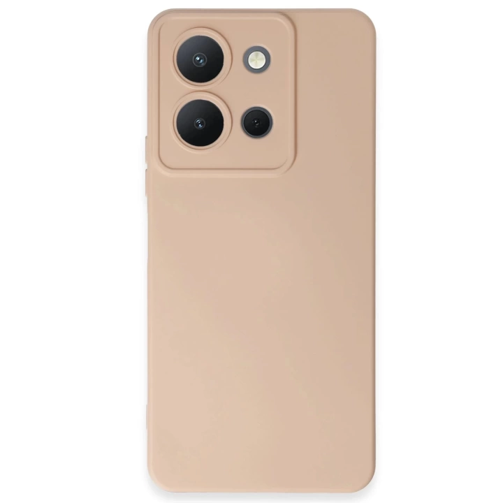 BFS  Vivo Y36 Kılıf Nano içi Kadife Silikon - Pudra
