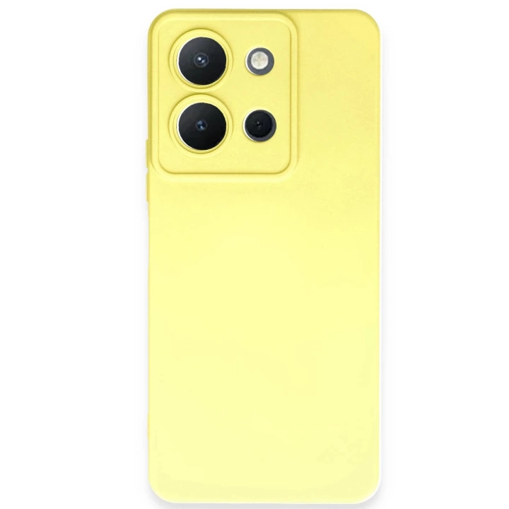 BFS  Vivo Y36 Kılıf Nano içi Kadife Silikon - Sarı