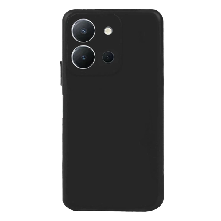 BFS  Vivo Y36 Kılıf Nano içi Kadife Silikon - Siyah
