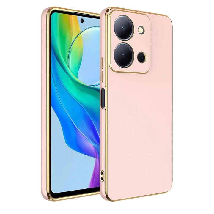 BFS  Vivo Y36 Kılıf Volet Silikon - Pembe