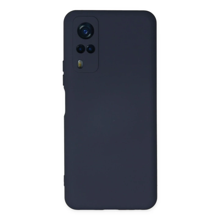 BFS  Vivo Y53S Kılıf Nano içi Kadife Silikon - Lacivert