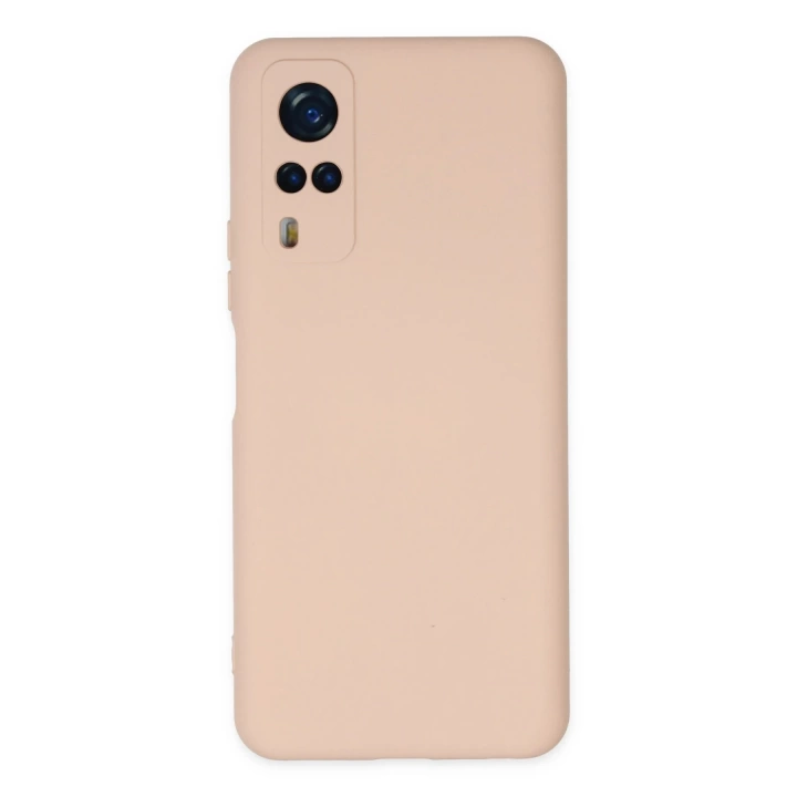 BFS  Vivo Y53S Kılıf Nano içi Kadife Silikon - Pudra