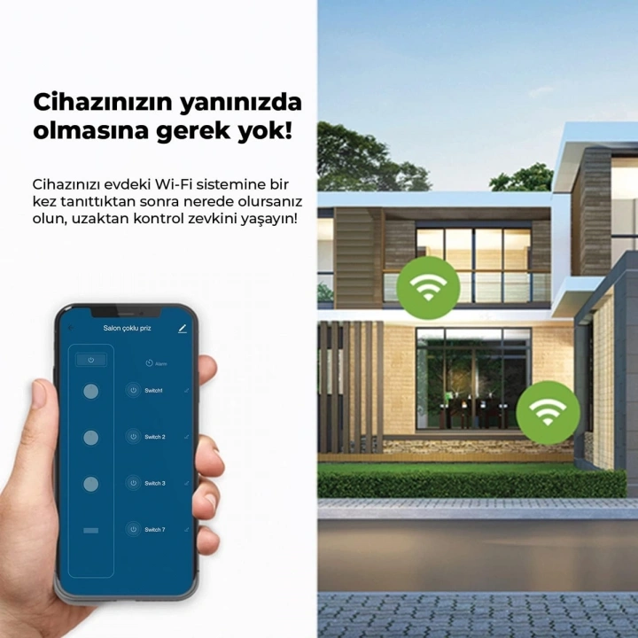 BFS Vtn Bp-01 Wifi Yüksek Akım Korumalı Hızlı Şarj Özellikli Akıllı Priz