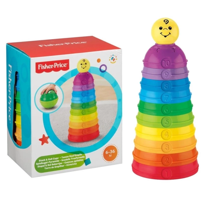 BFS  W4472 Fisher-Price® Numaralı Kaplar / Sıralama ve Şekil Ayırma Oyuncakları