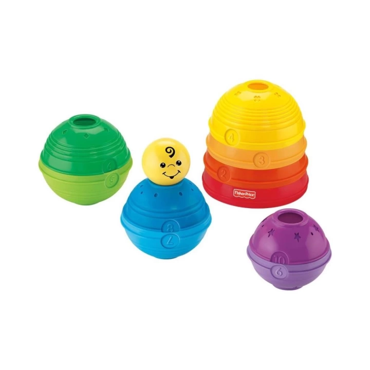 BFS  W4472 Fisher-Price® Numaralı Kaplar / Sıralama ve Şekil Ayırma Oyuncakları