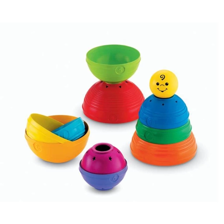 BFS  W4472 Fisher-Price® Numaralı Kaplar / Sıralama ve Şekil Ayırma Oyuncakları