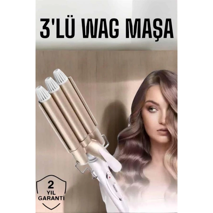 BFS Wag Maşa Negatif İyon Teknolojili Isı Ayarlı Saç Maşası