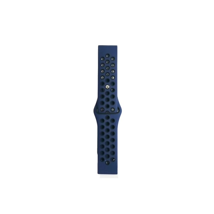BFS  Watch 20mm Spor Delikli Kordon - Lacivert-Siyah