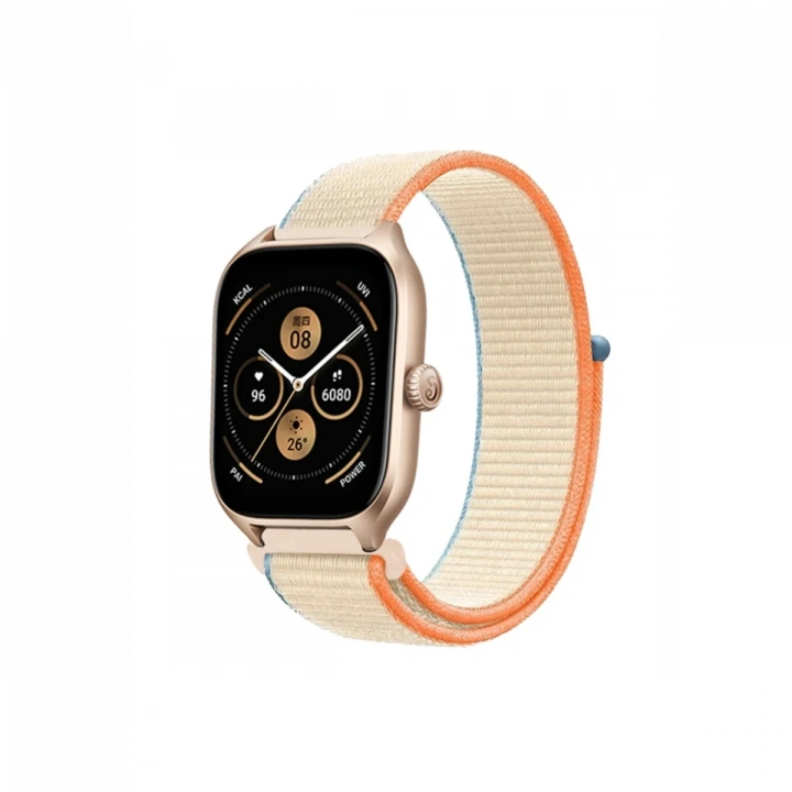 BFS  Watch 22mm Hasırlı Cırtcırtlı Kordon - Krem