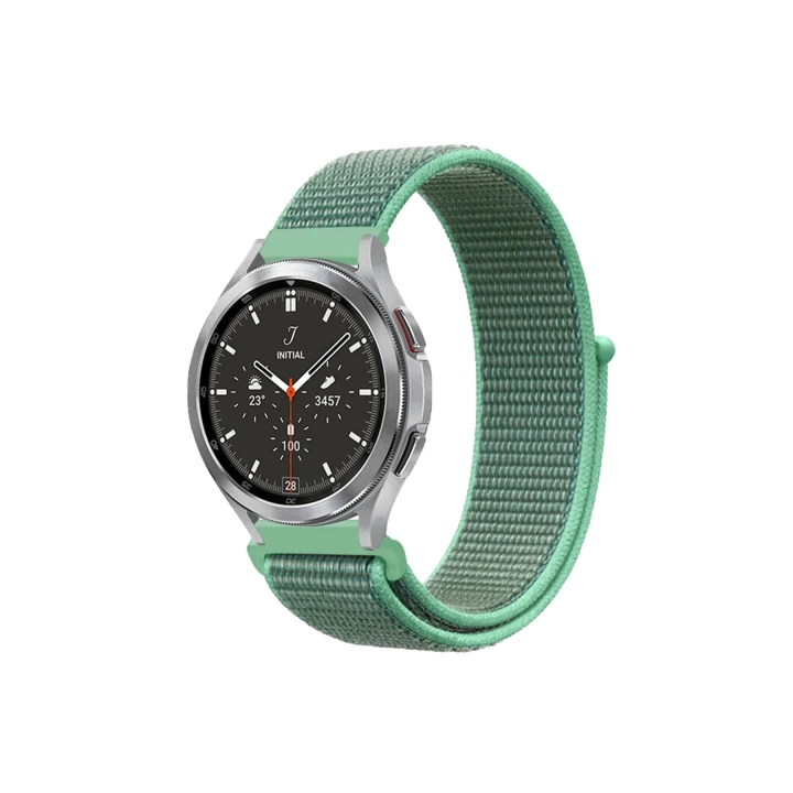 BFS  Watch 22mm Hasırlı Cırtcırtlı Kordon - Turkuaz1