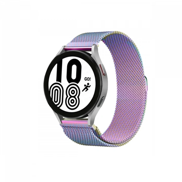 BFS  Watch 22mm Metal Mıknatıslı Kordon - Rainbow