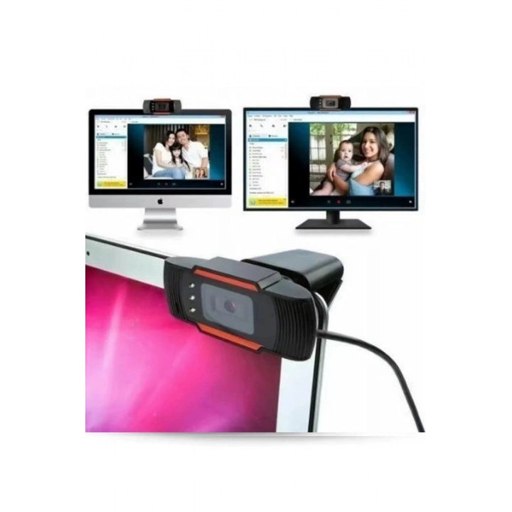 BFS Webcam Orjınal 1080p Konferans Kamera Dahili Mikrofon Chat Görüntülü Sohbet Yayın Kamerası Hd Video