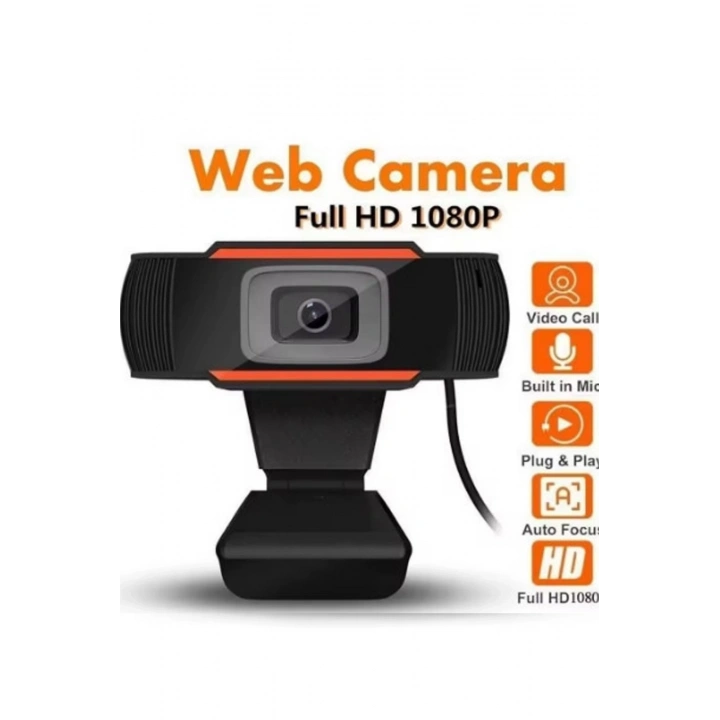 BFS Webcam Orjınal 1080p Konferans Kamera Dahili Mikrofon Chat Görüntülü Sohbet Yayın Kamerası Hd Video