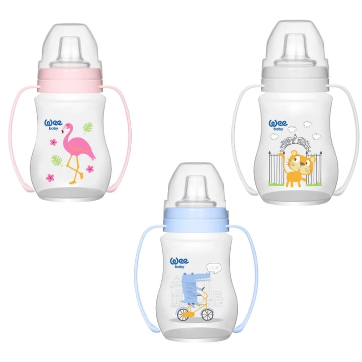 BFS   Wee Baby Akıtmaz Kulplu PP Antikolik Bardak 250ml 754