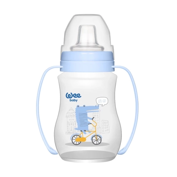 BFS   Wee Baby Akıtmaz Kulplu PP Antikolik Bardak 250ml 754