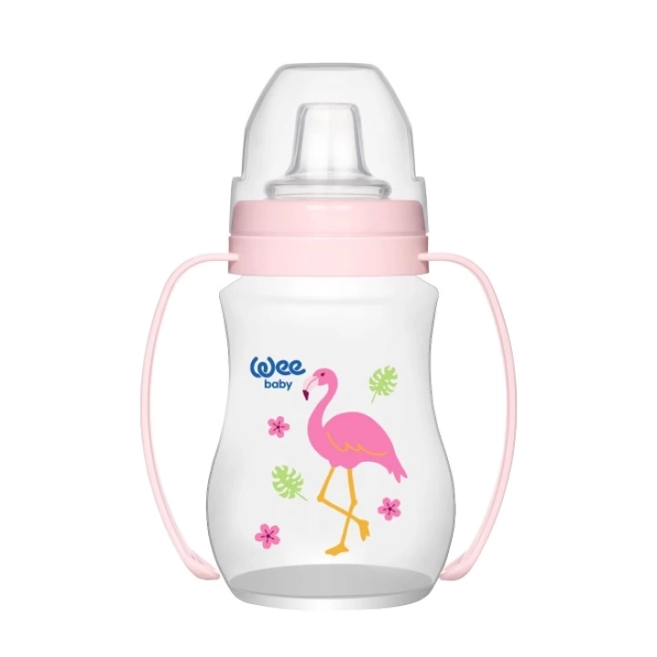 BFS   Wee Baby Akıtmaz Kulplu PP Antikolik Bardak 250ml 754